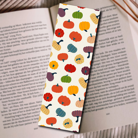 Bookmarks Fall Colorful Pumpkins