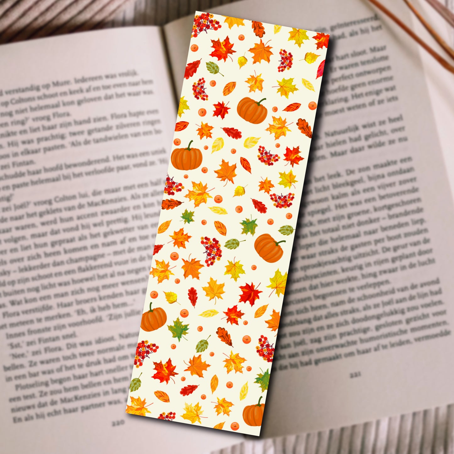 Bookmarks Fall Pumpkins