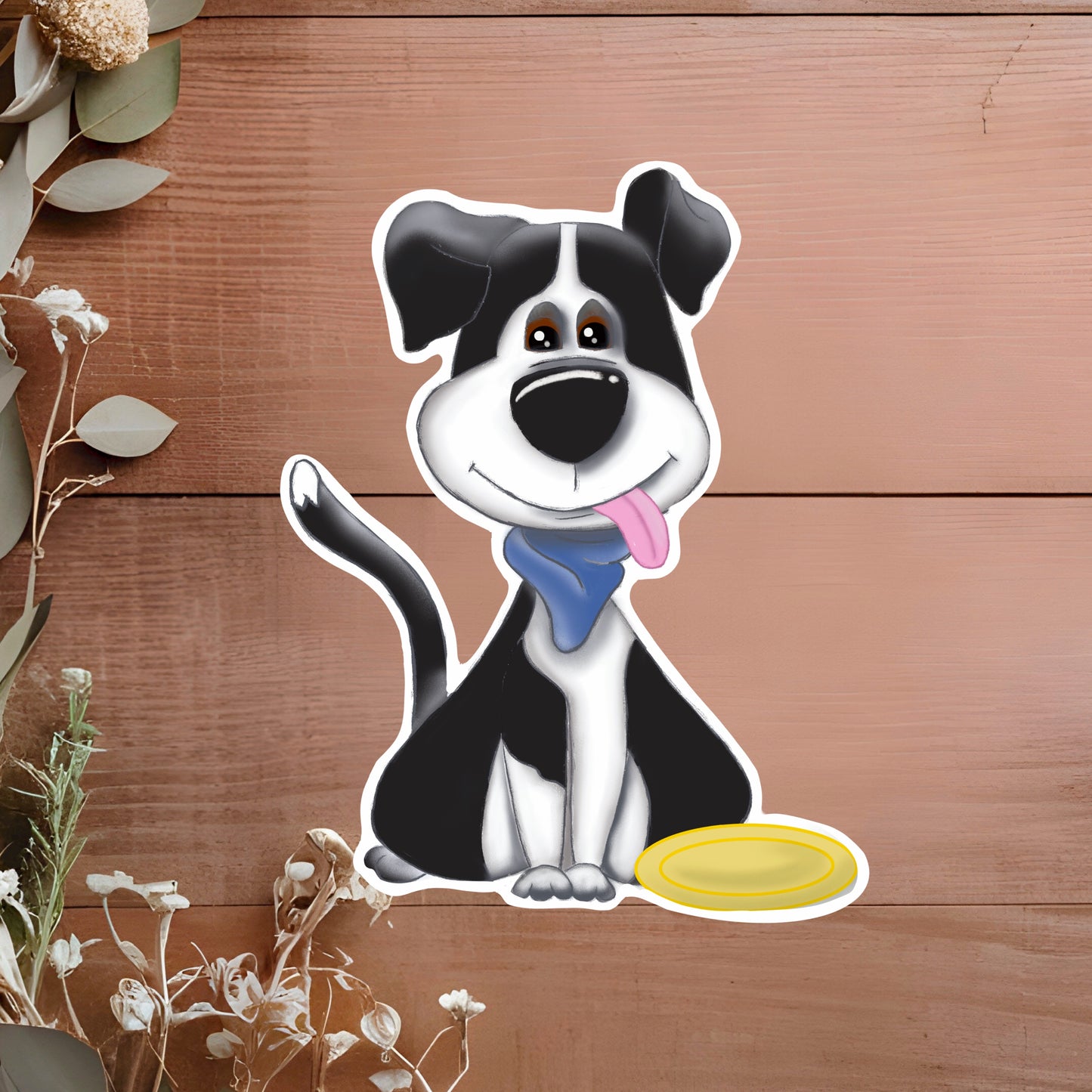 Sticker Border Collie Dog